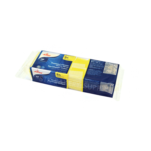 ANCHOR PROCESSED CHEDDAR CHEESE SLICE 84'S 1040G (1 x 10) WS