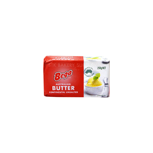 BEGA UNSALTED BUTTER 250G (1 x 24)