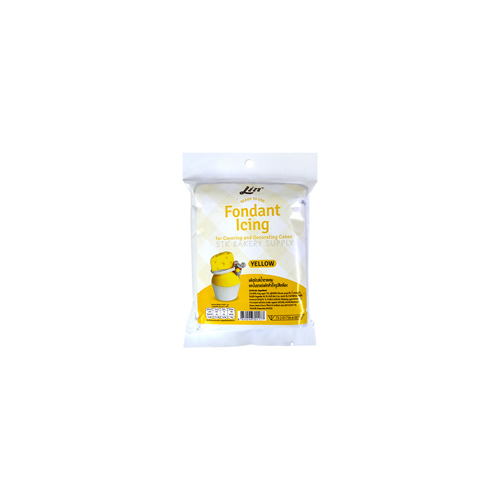 BSI LIN FONDANT ICING YELLOW 250G (1x4x6)