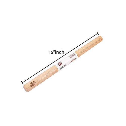 WOODEN ROLLING PIN WITH SCALE 40CM 8418 (1 x 120)